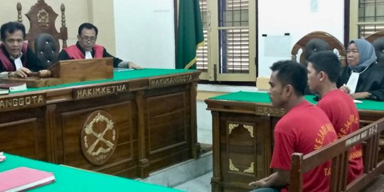 Dua Kurir 100 Kg Ganja Dituntut Penjara Seumur Hidup