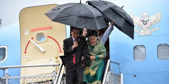 Jokowi dan Iriana Bertolak ke Singapura Khusus Jenguk Ani Yudhoyono