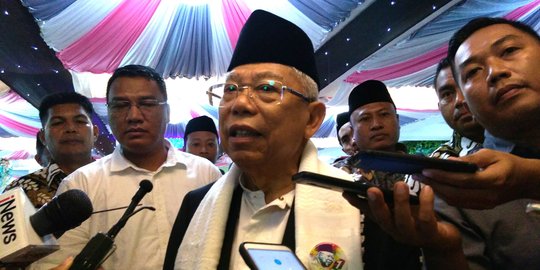 Ma'ruf Amin ke Ahmad Dhani: Kader NU Berapa Hari Dia?