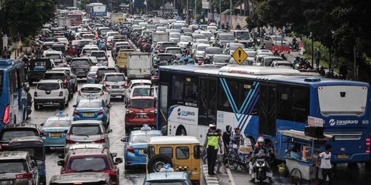 Kemacetan Parah Imbas Malam Munajat 212 di Monas