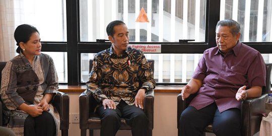 Jokowi: Alhamdulillah Ibu Ani Yudhoyono Kesehatannya Semakin Baik