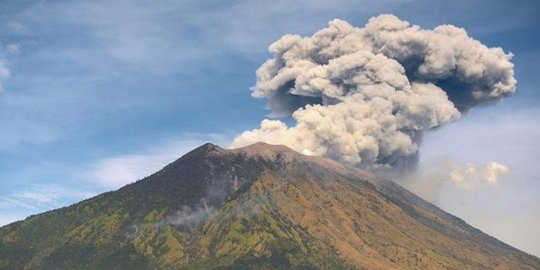 Gunung Agung Erupsi, Status di Level Siaga
