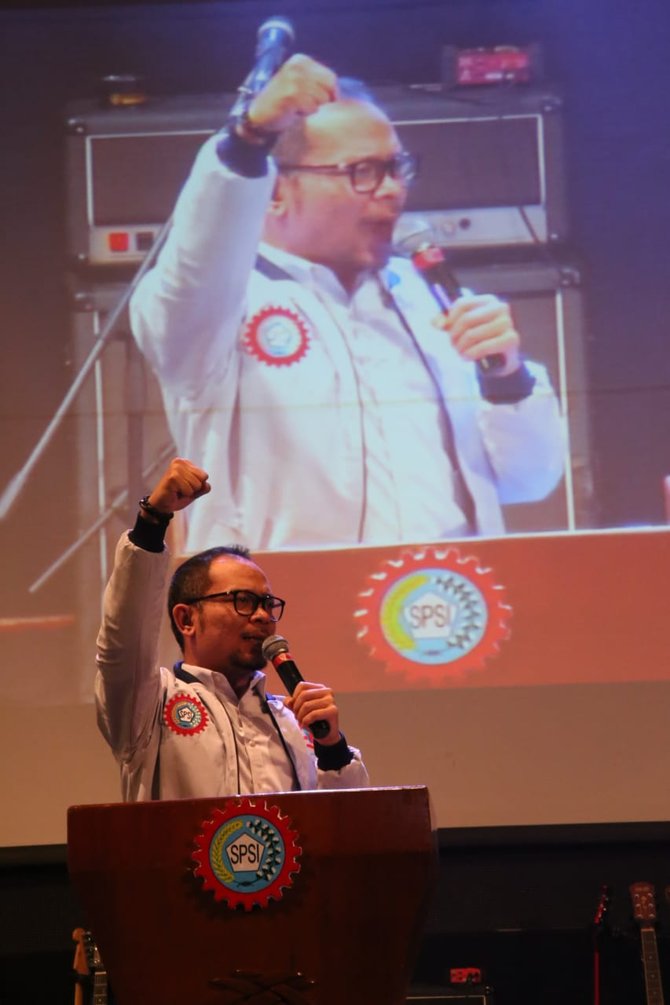 menaker hadiri hari ulang tahun kspsi