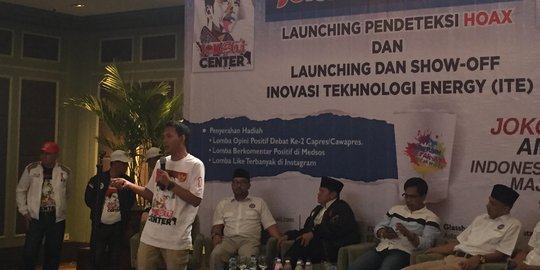 Jokowi Centre Luncurkan Mesin Pencari Sumber Hoaks