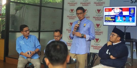 Enggan Komentari Puisi Neno Warisman, Sandi Ingatkan Jaga Persatuan & Politik Santun