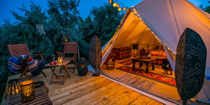 Rekomendasi Glamping  Paling Seru dan Nyaman di  Bandung  