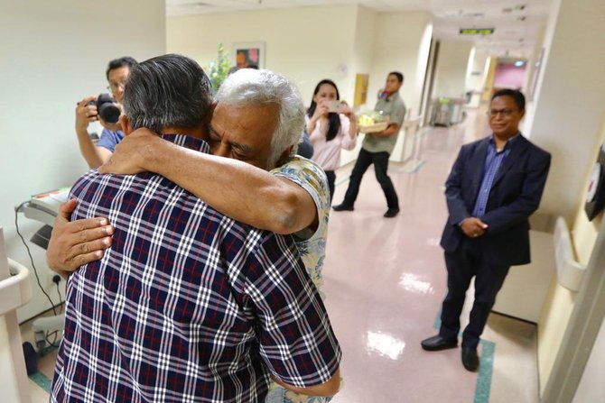 xanana gusmao jenguk ani yudhoyono