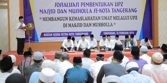 Pemkot Targetkan 2.000 UPZ Masjid dan Musala di Kota Tangerang