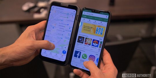 LG V50, Smartphone 5G Dengan Aksesoris Layar Kedua!