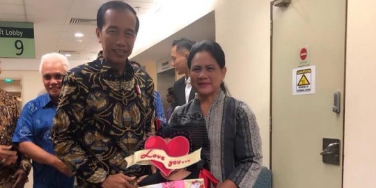 Dapat Boneka dari Jokowi, Anak Denada Bahagia