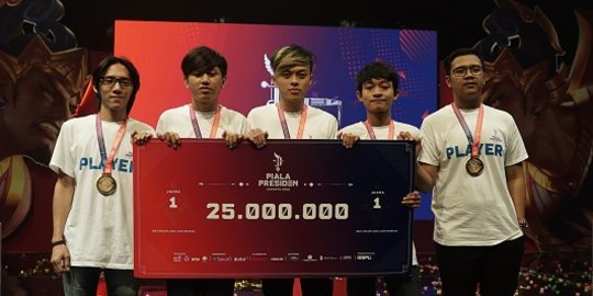 Nazone Gaming Juara Regional Solo Turnamen Piala Presiden eSports 2019