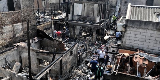 Puluhan Rumah di Tamansari Ludes Terbakar