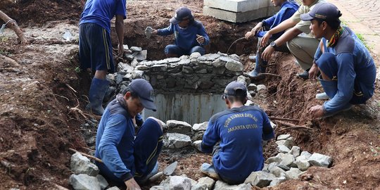 Tampung Air Hujan, Pemkot Jakarta Pusat Bangun 1.000 Sumur Resapan