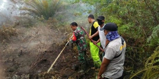 Bakar Lahan Menjalar ke Lokasi Tetangga, Petani di Dumai Ditangkap Polisi