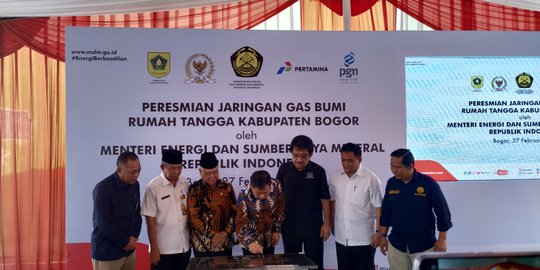 Telan Rp 46 Miliar, PGN Bangun 5.120 Jaringan Gas Rumah Tangga Bogor