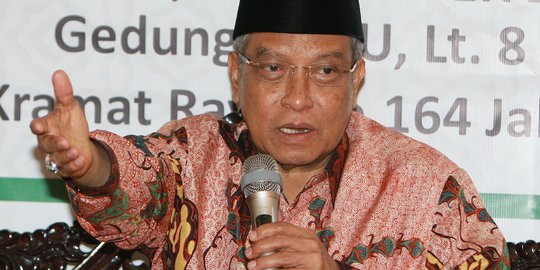 Doakan Jokowi Menang di Munas NU, Said Aqil Klaim 'Bukan Kampanye'