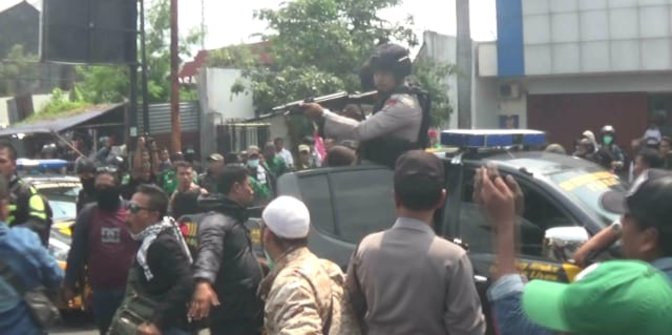 Acara Prabowo di Yogya Sempat Ricuh karena Spanduk 01