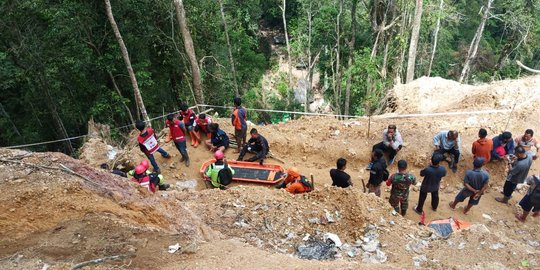 25 Korban Longsor Tambang Emas di Bolaang Mongondow Dievakuasi, 6 Meninggal Dunia