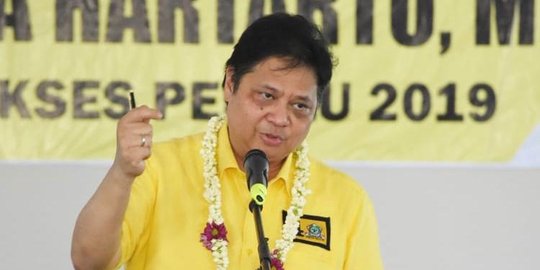 Airlangga Minta Seluruh Caleg Golkar Bantu Menangkan Jokowi