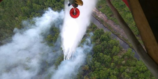 Kebakaran Hutan & Lahan di Riau, BNPB Bikin Hujan Buatan