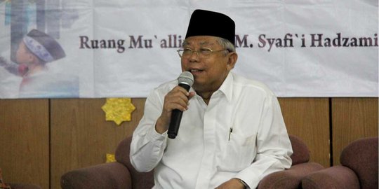 Ma'ruf Amin Sebut Pembuat Hoaks Itu Setan