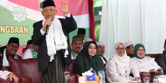 Ma'ruf Amin: NU Punya Tugas Menjaga Negara dan Agama