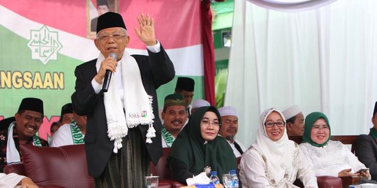 Safari Politik Lima Hari di Jabar, Ma'ruf Amin Makin Percaya Diri Menang