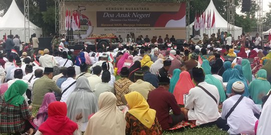 Prihatin Kondisi Politik, Ratusan Warga Solo Gelar Kenduri Nusantara