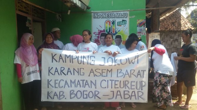 kampung jokowi di kabupaten bogor