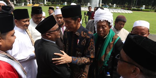 Jokowi Terima Ulama dan Tokoh Masyarakat Aceh di Istana Negara