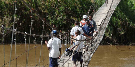 Jembatan Yahuli Terputus, Jalur Jayapura-Wamena Belum Dapat Dilalui