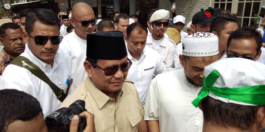 Prabowo Batal Kampanye di Sumedang Karena Cuaca Buruk