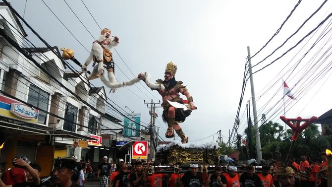 ogoh ogoh di lapas kerobokan bali