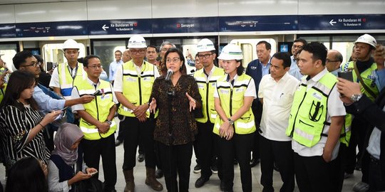 Sri Mulyani: Keberadaan MRT Ubah Peta Properti Jakarta