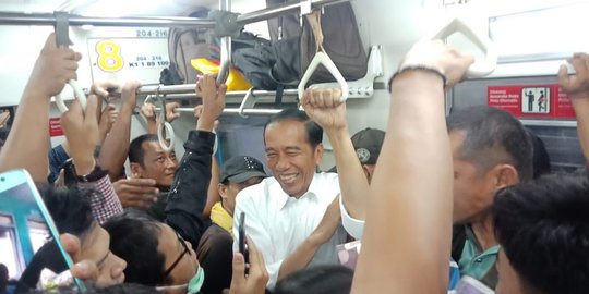 Cerita di Balik Jokowi Pulang Naik KRL Ketimbang Mobil RI 1