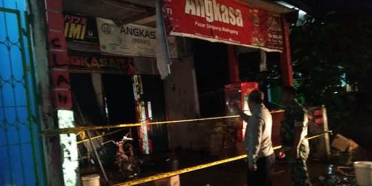 Kebakaran Ruko di Pasar Simpang Utara Malimping, Satu Keluarga Tewas