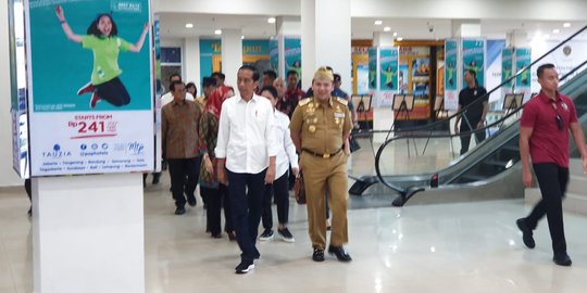 Jokowi Perintahkan Menhub Buka Rute Internasional di Bandara Radin Inten II