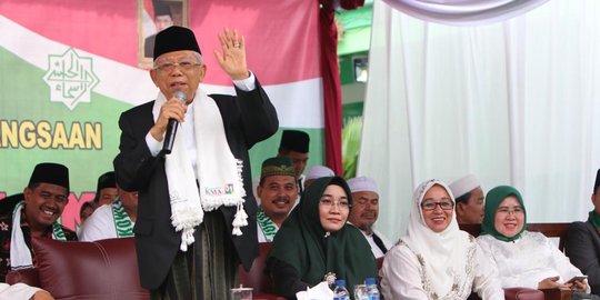 Di Depan Relawan, Ma'ruf Amin Janji Selesaikan Pelanggaran HAM Berat Masa Lalu