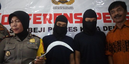 Anggota Geng Pelaku Perampasan dan Penganiayaan Sopir Angkot di Depok Diringkus