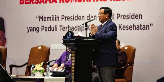 Cerita Prabowo Punya Krim Khusus untuk Tangkis Cakaran Emak-Emak