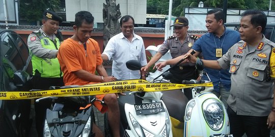 Parkir Beberapa Menit di Cideng, Junaedi Kaget Motornya Dibawa Orang