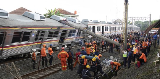 Korban Luka Akibat KRL Terguling di Kebon Pedes Jadi 17 Orang