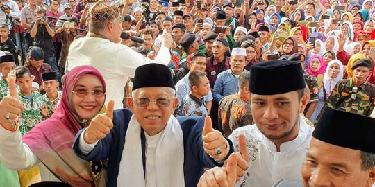 Haddad Alwi ke Ma'ruf Amin: InsyaAllah Kita Ketemu Lagi Pak Kiai Sudah Jadi Wapres