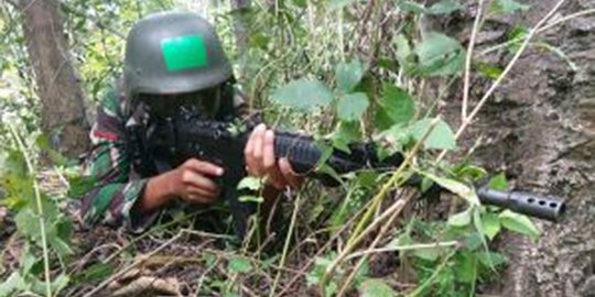 Jelang Tugas ke Perbatasan Papua, Yonif 713 TNI Gelar Aneka Latihan Tempur