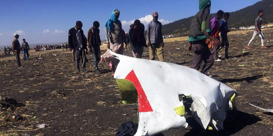 Kotak Hitam Ethiopian Airlines Ditemukan