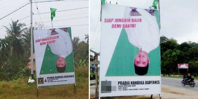 Deretan Caleg-Caleg Pasang Foto Terbalik, Apa Maksudnya?