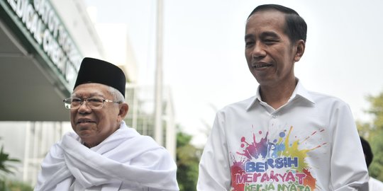 Ini Pembagian Tugas Jokowi-Ma'ruf saat Kampanye Rapat Umum