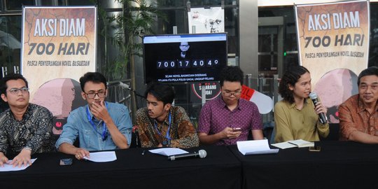 Aktivis Antikorupsi Peringati 700 Hari Penyerangan Novel Baswedan