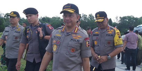 Panglima TNI dan Kapolri Datangi Lokasi Kebakaran Hutan di Riau