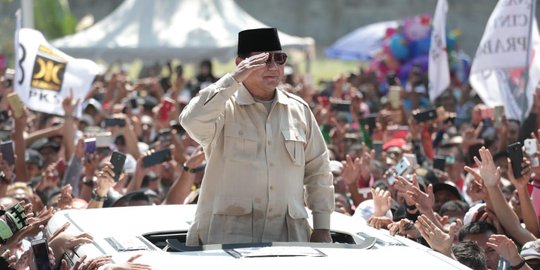 Merasa Lebih Muda 15 Tahun, Prabowo Sebut Emak-Emak Jadi Gemas